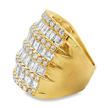 Load image into Gallery viewer, 6.65ct Diamond Ring 18KT Yellow Gold
