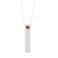 Load image into Gallery viewer, Garnet Fashion Pendants Sterling Silver

