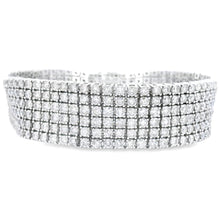 Load image into Gallery viewer, 20.00ct Diamond Tennis Bracelet 14KT White Gold
