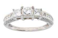 Load image into Gallery viewer, 1.50ct Diamond 3 Stone Ring 14KT White Gold
