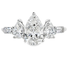Load image into Gallery viewer, 1.50ct Lab Grown Diamond 3 Stone Ring 14KT White Gold
