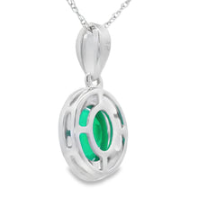 Load image into Gallery viewer, Chalcedony Diamond Fashion Pendants 10KT White Gold
