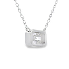Load image into Gallery viewer, .85ct Moissanite Pendant Sterling Silver
