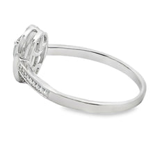 Load image into Gallery viewer, .50ct Mystic Fire Topaz Diamond Ring 10KT White Gold
