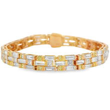 Load image into Gallery viewer, Lab Grown Diamond Tennis Bracelet 14KT Yellow Gold
