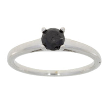 Load image into Gallery viewer, .50ct Black Diamond Eng Only Sterling Silver
