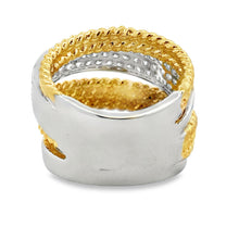 Load image into Gallery viewer, 1.25ct Diamond Ring 18KT 2 Tone Gold
