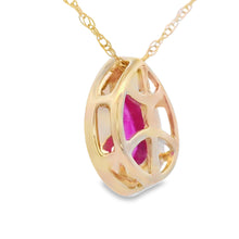 Load image into Gallery viewer, .53ct Ruby Diamond Fashion Pendants 10KT Yellow Gold
