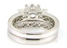Load image into Gallery viewer, 1.05ct Engagement Ring Set 18KT White Gold
