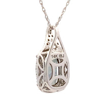 Load image into Gallery viewer, Mystic Fire Topaz Fashion Pendants 14KT White Gold
