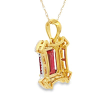 Load image into Gallery viewer, 1.87ct Garnet Diamond Fashion Pendants 10KT Yellow Gold
