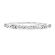Load image into Gallery viewer, Genuine .13ct Diamond Wedding Band Ring 10KT White Gold
