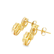 Load image into Gallery viewer, Lab Grown Diamond Dangle Earrings 14KT Yellow Gold
