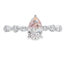 Load image into Gallery viewer, 1.00ct Lab Grown Diamond Eng Only 14KT White Gold
