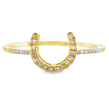 Load image into Gallery viewer, .10ct Diamond Ring 14KT Yellow Gold
