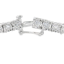 Load image into Gallery viewer, Lab Grown Diamond Tennis Bracelet Sterling Silver
