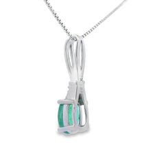 Load image into Gallery viewer, .25ct Emerald Diamond Fashion Pendants 10KT White Gold

