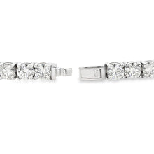 Load image into Gallery viewer, 12.50ct Moissanite Tennis Bracelet Sterling Silver
