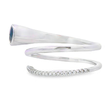 Load image into Gallery viewer, .79ct Ruby Diamond Ring 14KT White Gold
