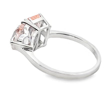 Load image into Gallery viewer, Natural 4.00ct Lab Grown Diamond Ring 14KT White Gold
