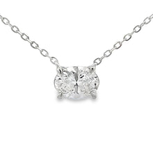 Load image into Gallery viewer, 1.00ct Lab Grown Diamond Pendant Sterling Silver
