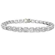 Load image into Gallery viewer, Lab Grown Diamond Tennis Bracelet 14KT White Gold
