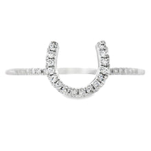 Load image into Gallery viewer, .10ct Diamond Ring 14KT White Gold
