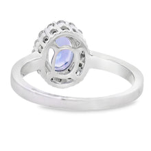 Load image into Gallery viewer, 1.55ct Tanzanite Diamond Ring 14KT White Gold
