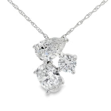 Load image into Gallery viewer, Lab Grown Diamond Fashion Pendants 14KT White Gold
