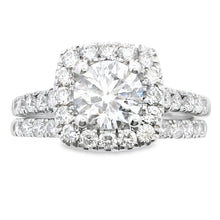 Load image into Gallery viewer, Lab Grown Diamond Engagement Ring Set 10KT White Gold
