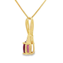 Load image into Gallery viewer, Rhodolite Garnet Fashion Pendants 10KT Yellow Gold
