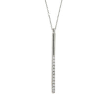 Load image into Gallery viewer, Natural .12ct Diamond Fashion Pendants 14KT White Gold
