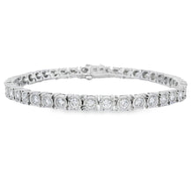 Load image into Gallery viewer, Lab Grown Diamond Tennis Bracelet Sterling Silver
