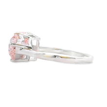 Load image into Gallery viewer, Natural 4.00ct Lab Grown Diamond Ring 14KT White Gold
