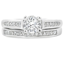 Load image into Gallery viewer, Cubic Zirconia CZ SS Bridal Sterling Silver
