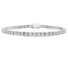 Load image into Gallery viewer, Lab Grown Diamond Tennis Bracelet Sterling Silver
