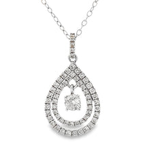 Load image into Gallery viewer, .77ct Diamond Fashion Pendants 10KT White Gold
