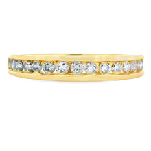 Load image into Gallery viewer, .35ct Diamond Wedding Band Ring 14KT Yellow Gold
