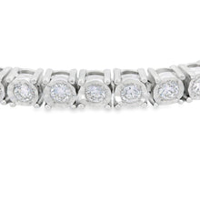 Load image into Gallery viewer, Lab Grown Diamond Tennis Bracelet Sterling Silver
