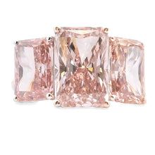 Load image into Gallery viewer, 10.00ct Lab Grown Diamond 3 Stone Ring 14KT White Gold
