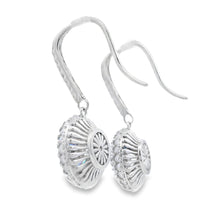 Load image into Gallery viewer, 8.33ct Moissanite Dangle Earrings Sterling Silver
