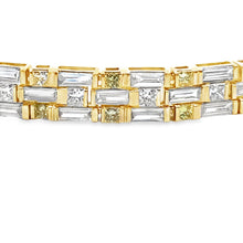 Load image into Gallery viewer, Lab Grown Diamond Tennis Bracelet 14KT Yellow Gold
