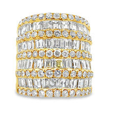 Load image into Gallery viewer, 6.65ct Diamond Ring 18KT Yellow Gold
