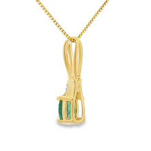 Load image into Gallery viewer, .25ct Emerald Diamond Fashion Pendants 10KT Yellow Gold
