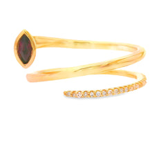 Load image into Gallery viewer, .79ct Ruby Diamond Ring 14KT Yellow Gold
