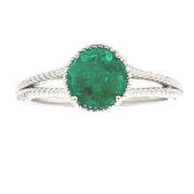 Load image into Gallery viewer, 1.28ct Emerald  14KT White Gold
