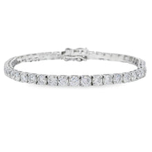 Load image into Gallery viewer, Lab Grown Diamond Tennis Bracelet Sterling Silver
