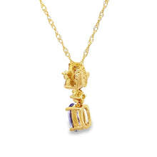 Load image into Gallery viewer, Tanzanite Diamond Fashion Pendants 14KT Yellow Gold
