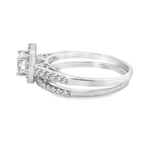 Load image into Gallery viewer, Cubic Zirconia CZ SS Bridal Sterling Silver
