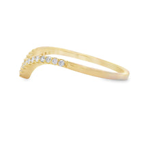Load image into Gallery viewer, .14ct Diamond Fashion band rings 14KT Yellow Gold
